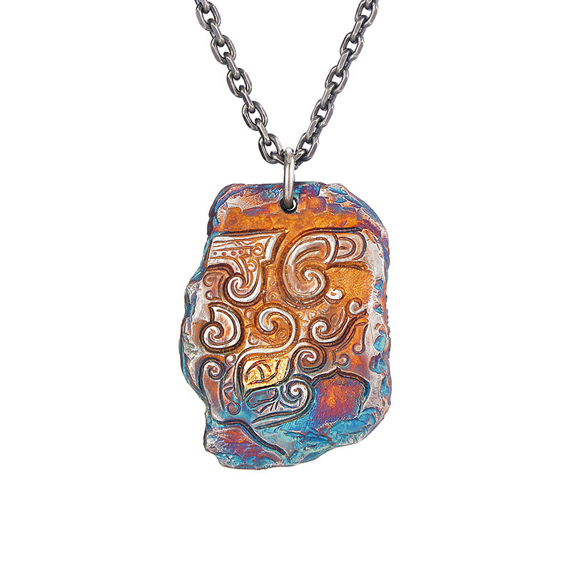 Taotie Pattern Necklace